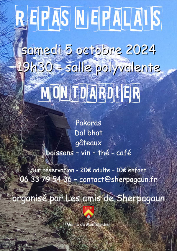 repas le samedi 5 octobre à Montdardier